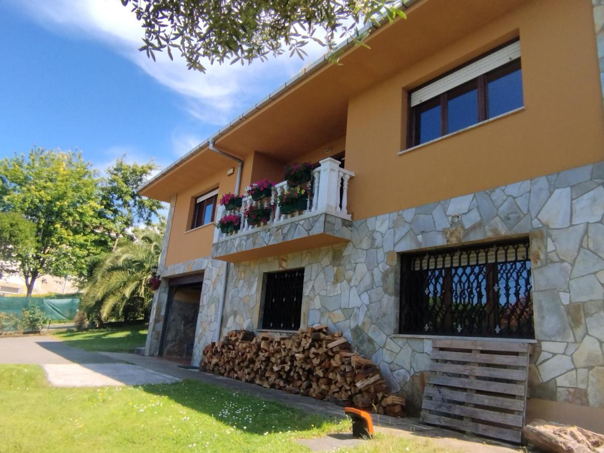 Piscina Climatizada - Todo El Ano- Playa De La Nora-Chimenea- Barbacoa Villa Quintueles Exterior photo