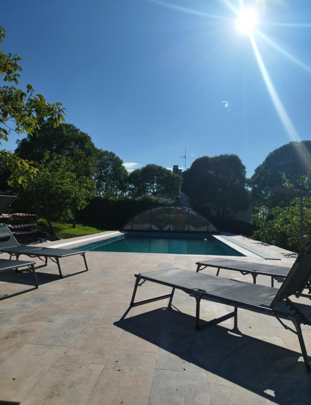 Piscina Climatizada - Todo El Ano- Playa De La Nora-Chimenea- Barbacoa Villa Quintueles Exterior photo